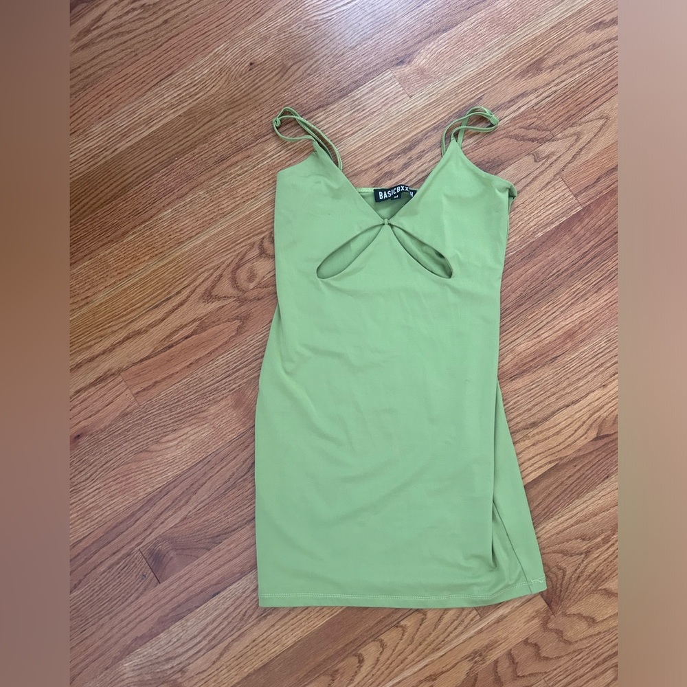 mini dress with cutouts